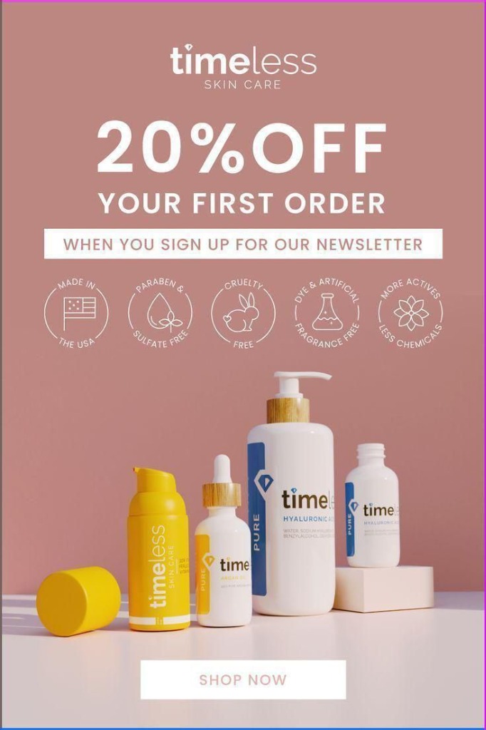 Timeless Skincare Ad